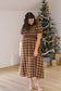 Lottie Plaid Midi Dress