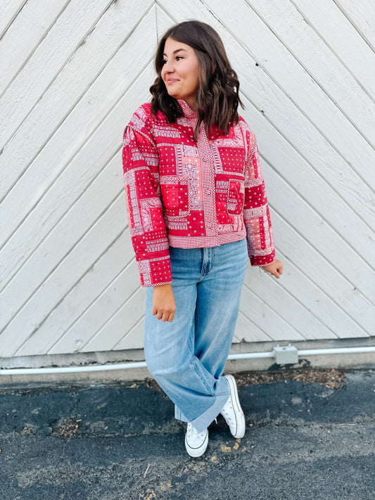 Ava Printed Jacket