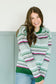 Nord Multi Stripe Sweater in Green