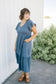 Kendall Smocked Midi Dress