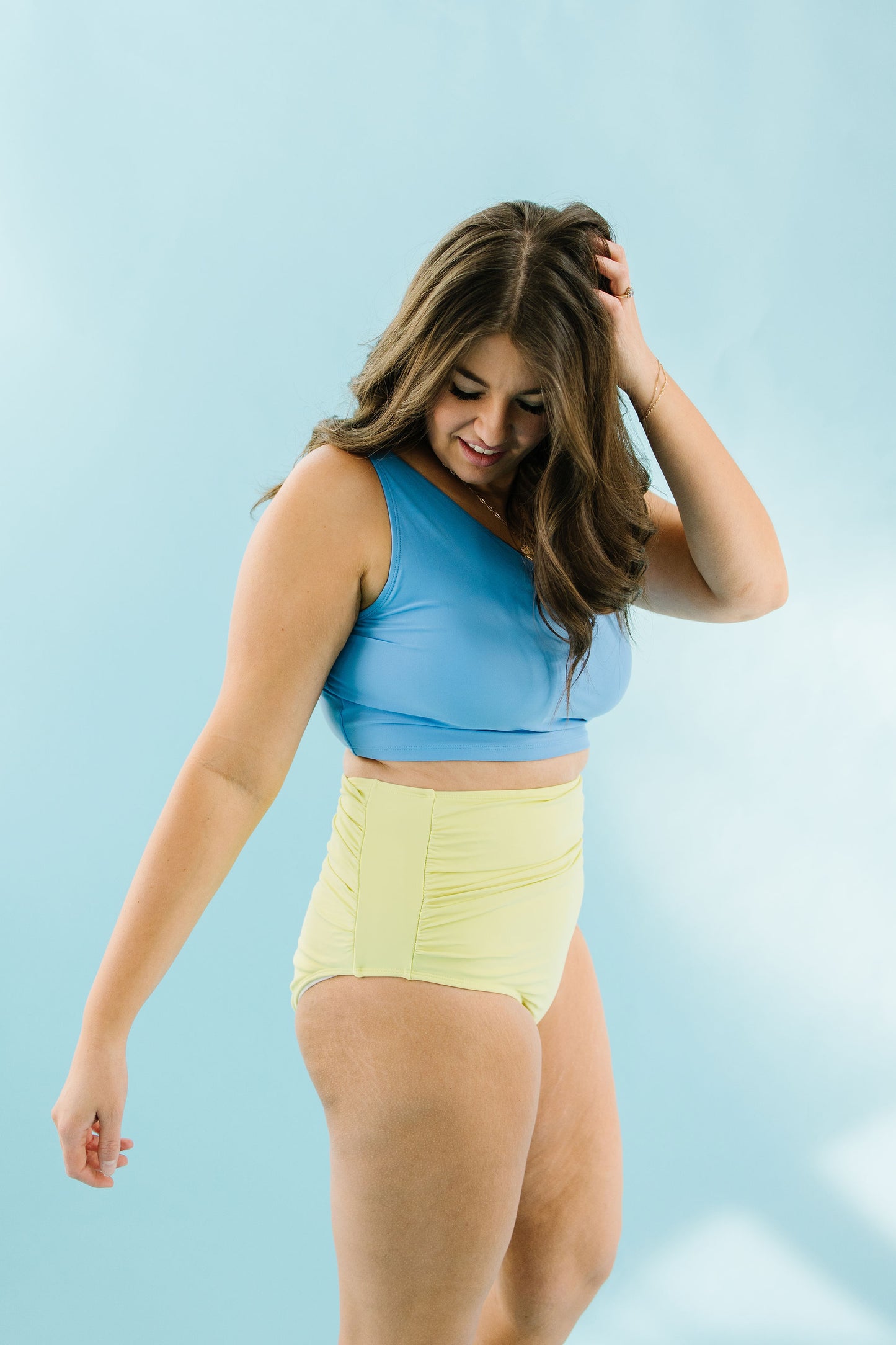 Banks High Waist Swim in Green