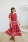 Kaydree Printed Maxi Dress in Red - Lettie Boutique
