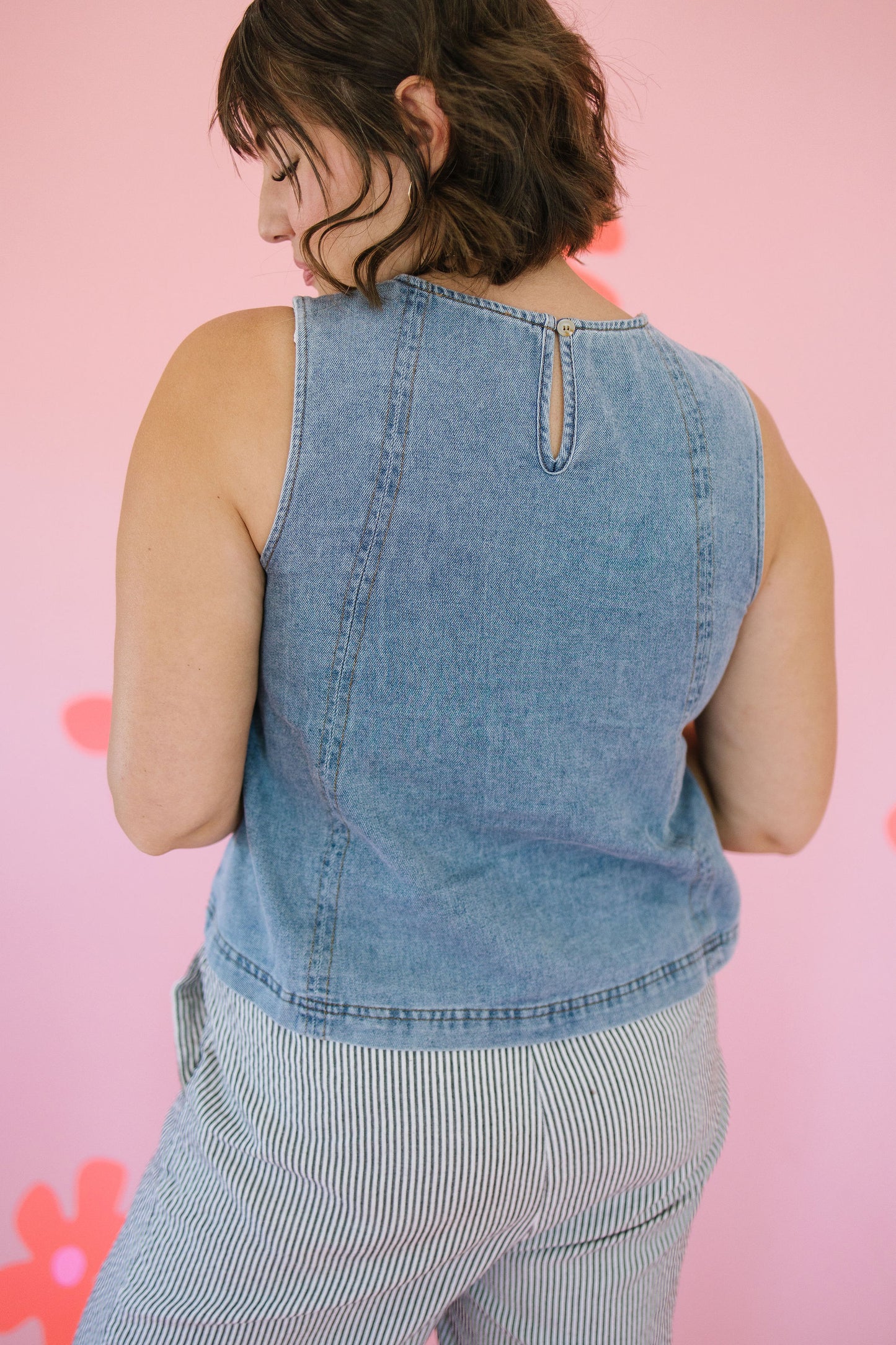 Lars Denim Tank Top
