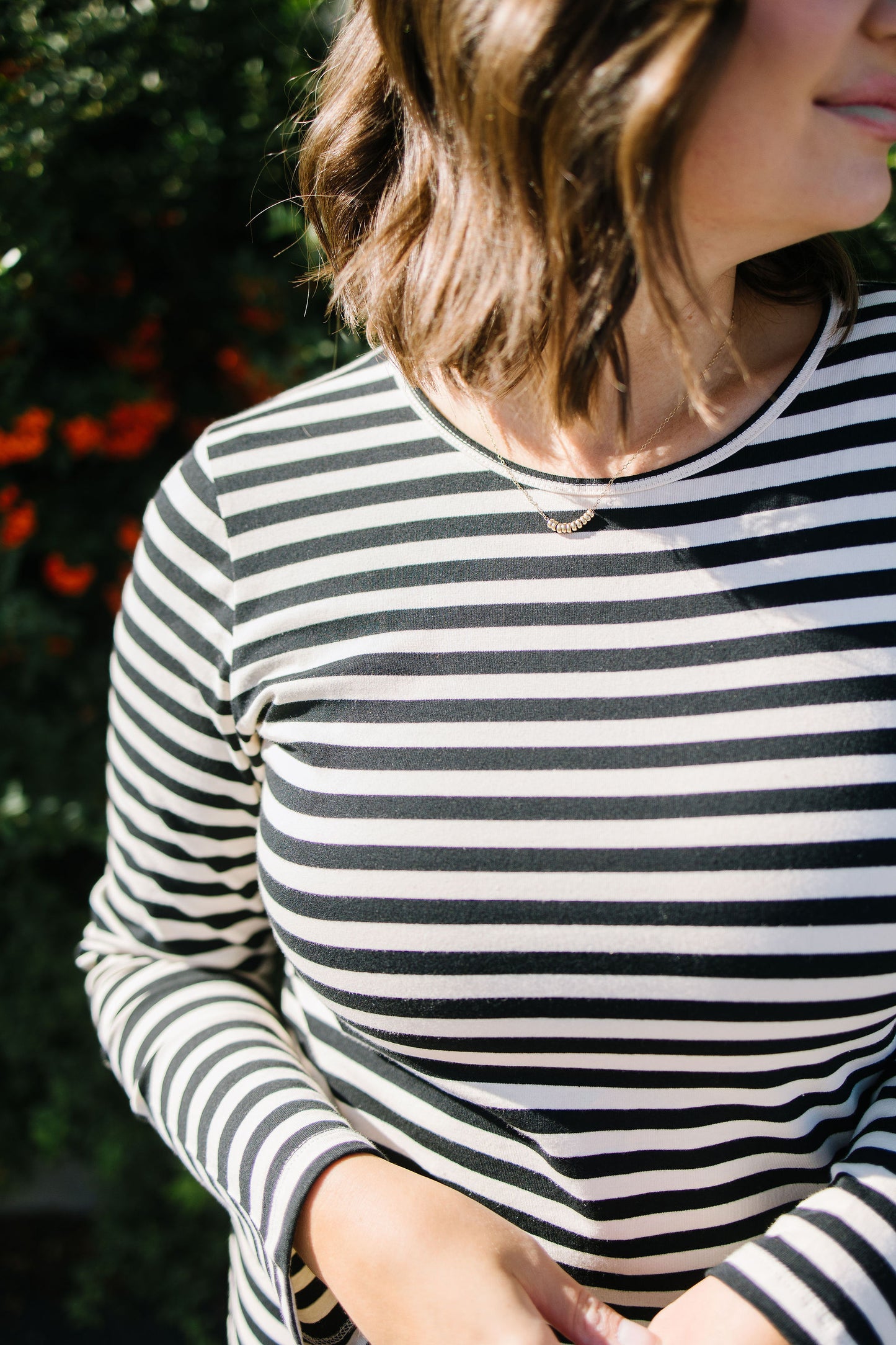 Cala Striped Midi Dress