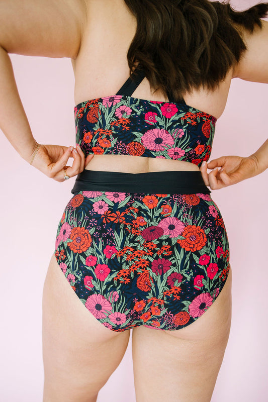 High Dive Bottom in Floral