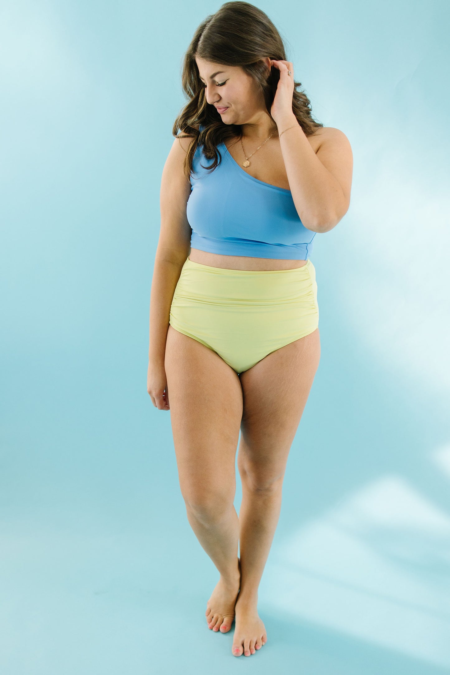 Banks High Waist Swim in Green