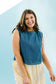 *Milana Sleeveless Denim Top - Lettie Boutique