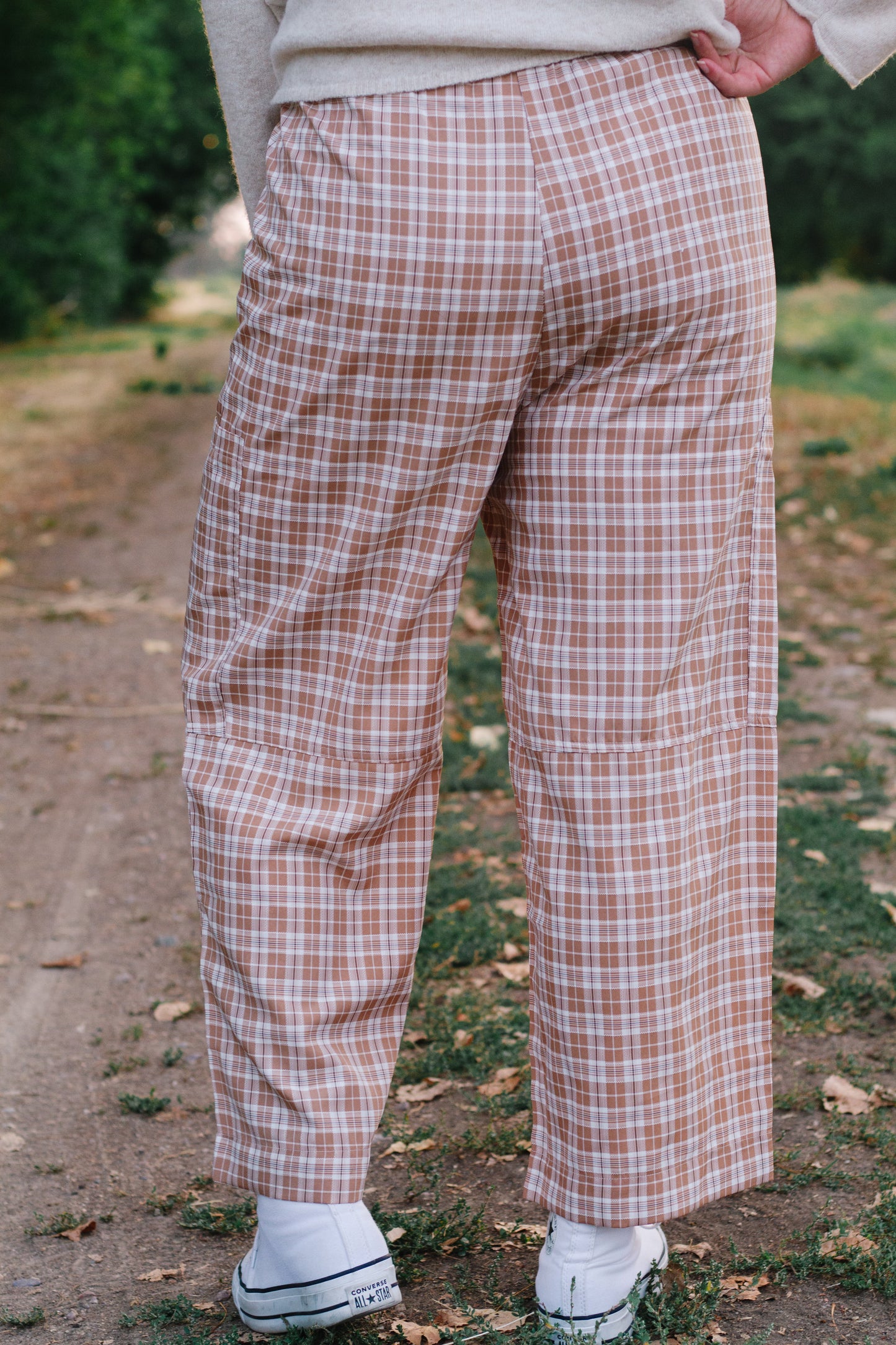 Kat Plaid Wide Leg Pants