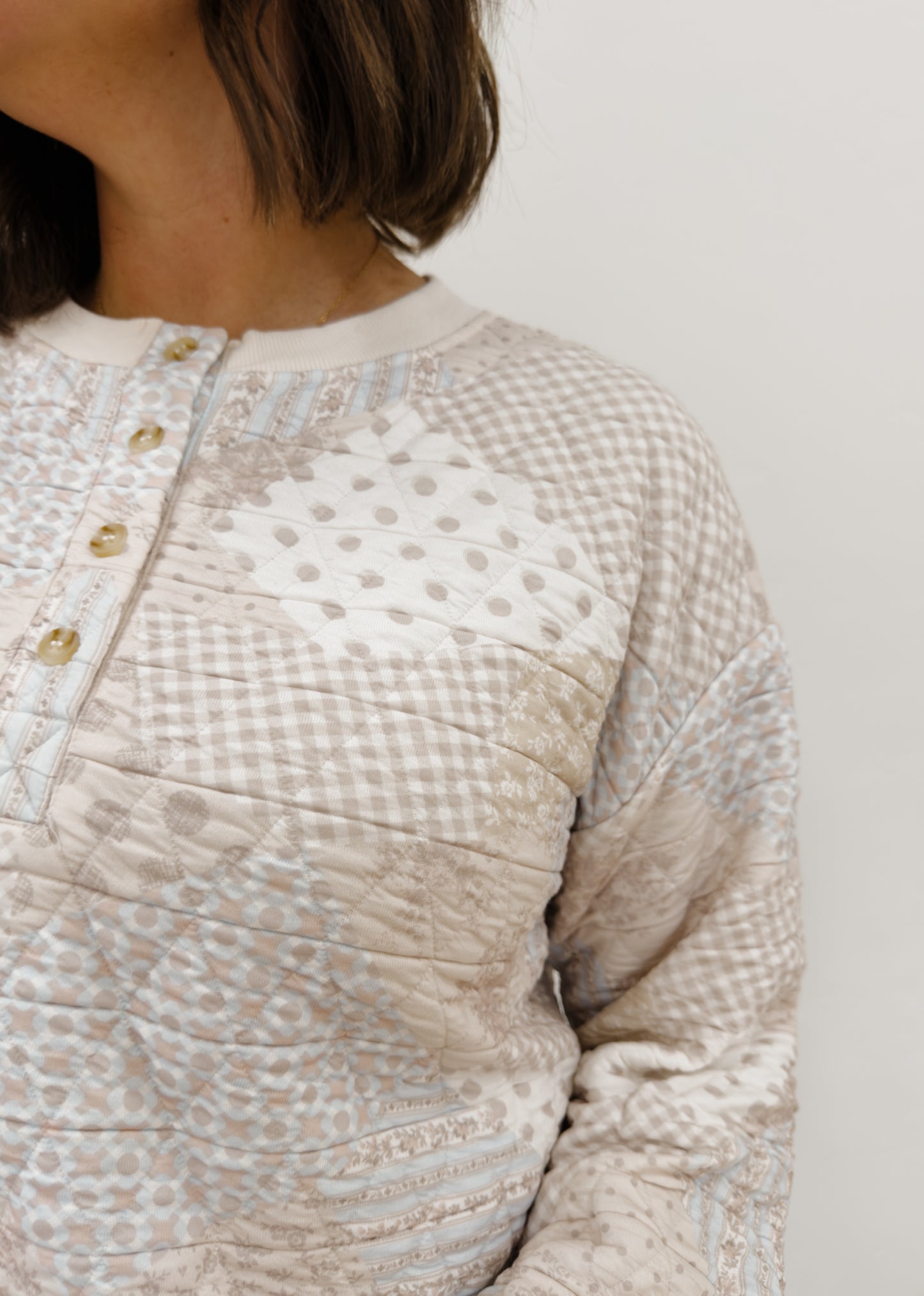 Sienna Quilted Pullover - Lettie Boutique