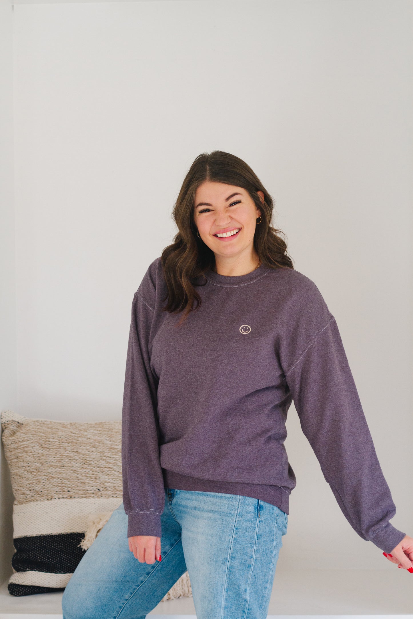 DOORBUSTER: Kaia Smiley Crewneck
