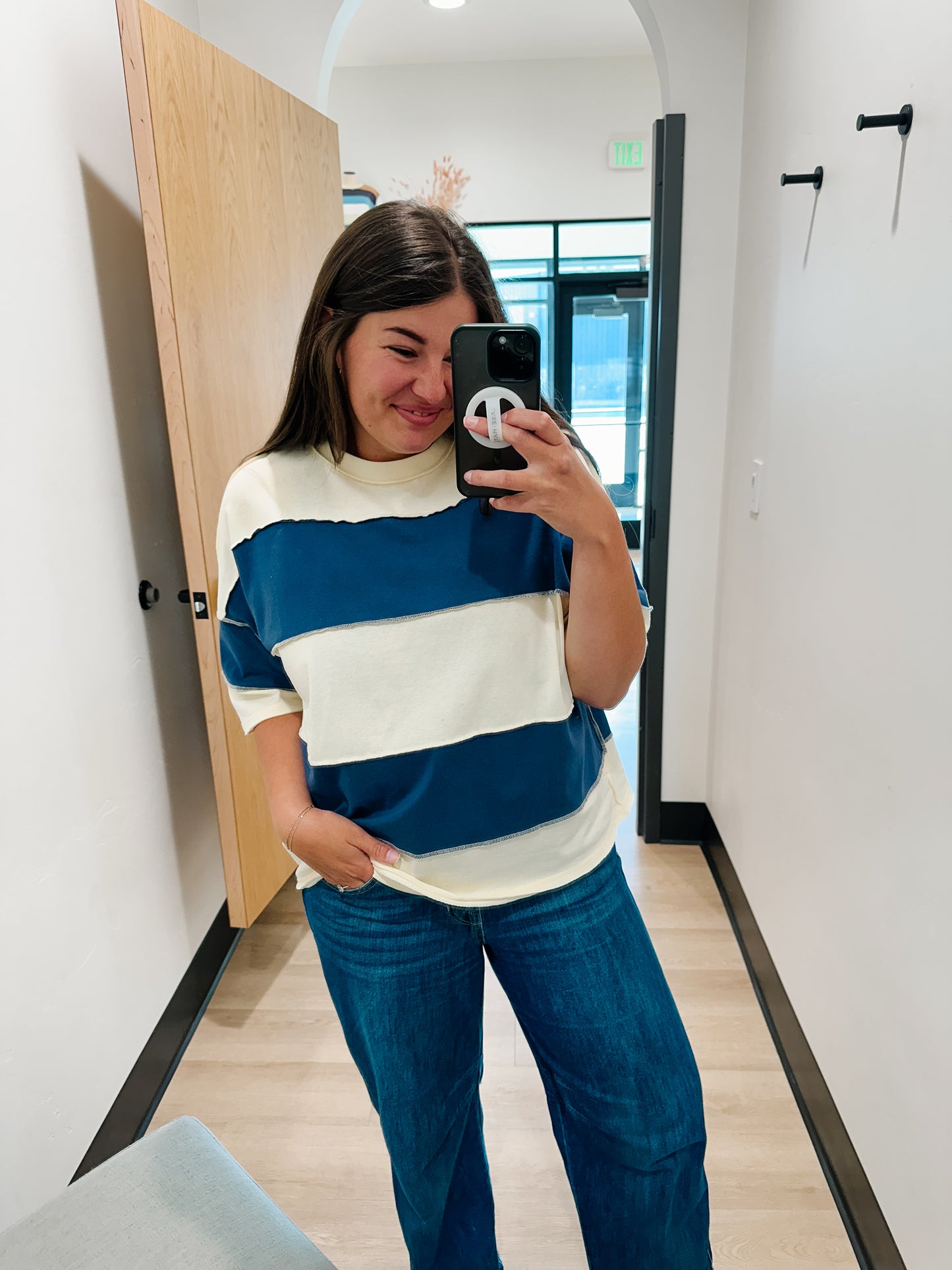 Poly ColorBlock Top