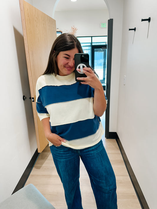 Poly ColorBlock Top