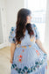 Kaydree Printed Maxi Dress in Blue - Lettie Boutique