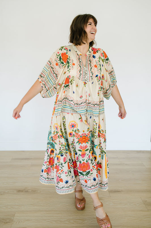 Chayse Boho Floral Maxi - Lettie Boutique