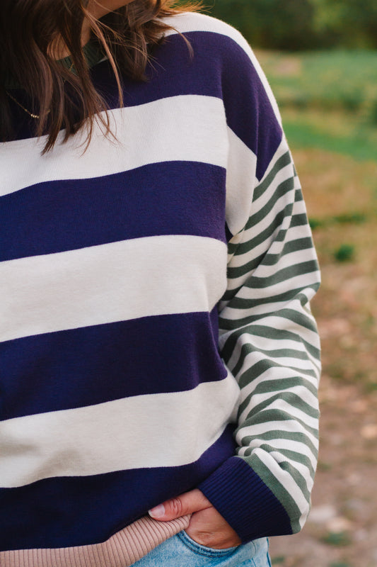 Karlie Stripe Sweater