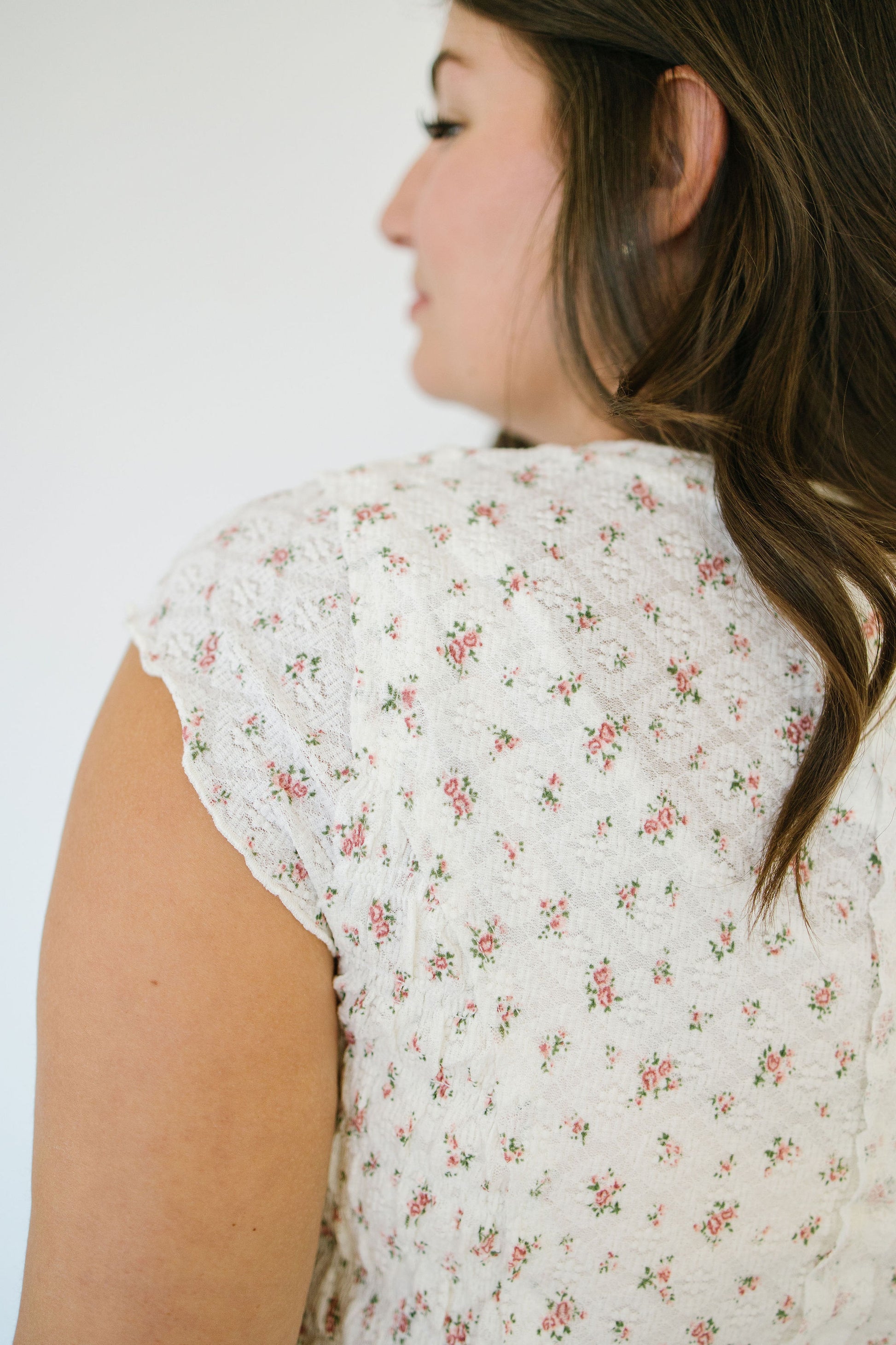 +Gabi Smocked Floral Top - Lettie Boutique
