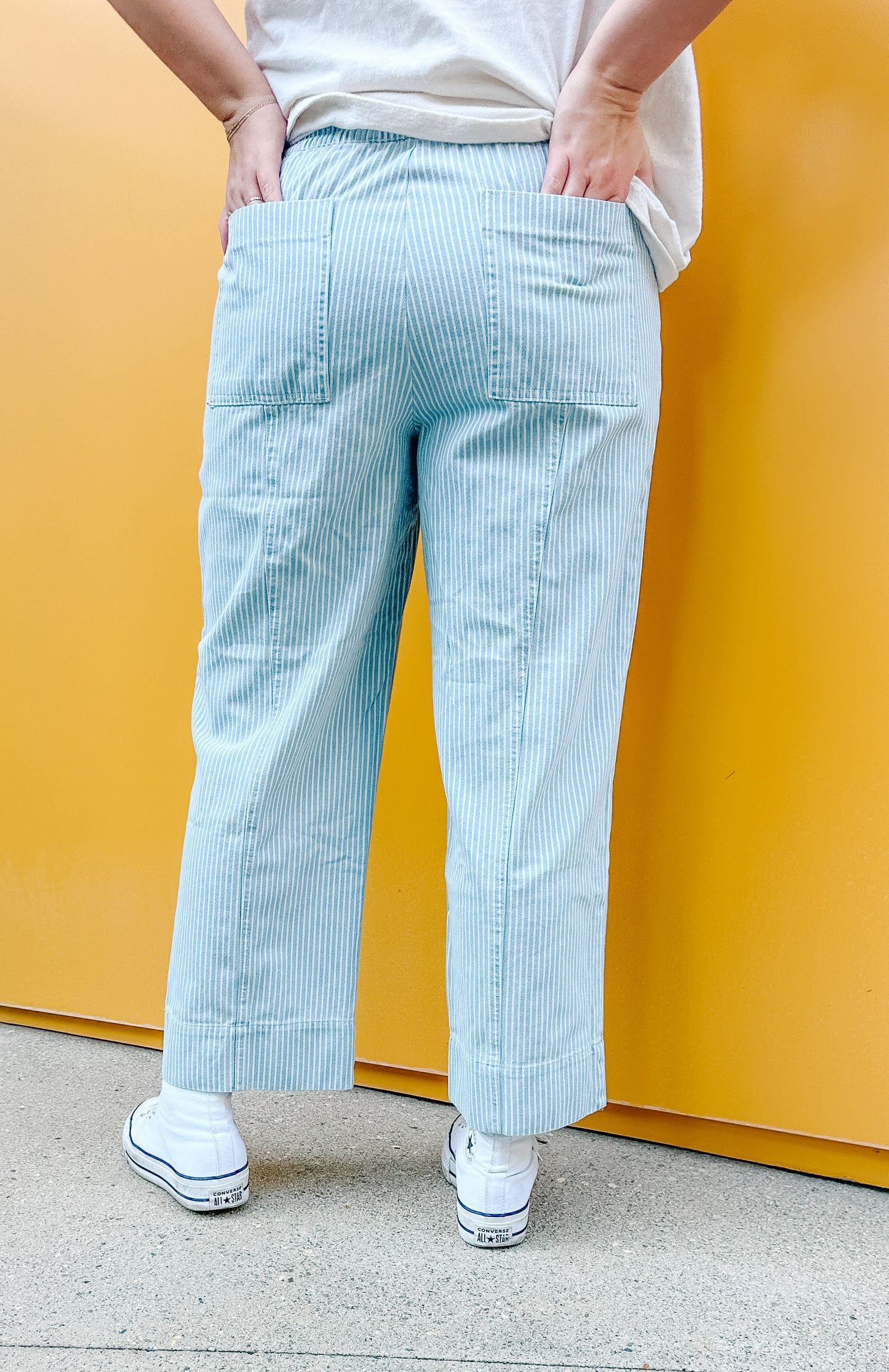 Amherst Striped Pants in Blue