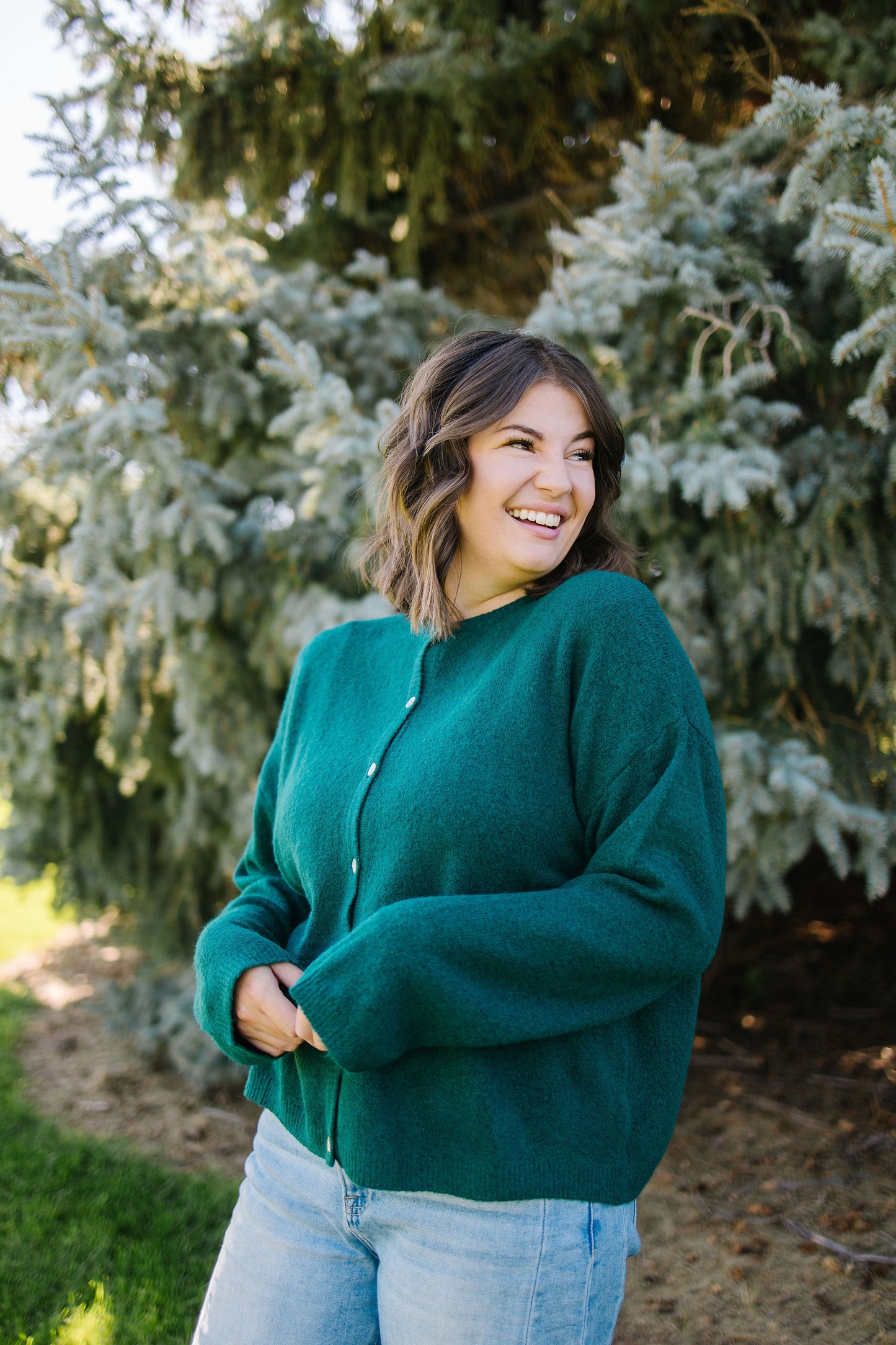 Perla Cardigan in Green