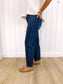 McCarthy Barrel Jeans Dark Wash - Lettie Boutique