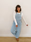 Inka Polka Dot Overalls in Denim - Lettie Boutique