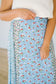 Wren Floral Skirt in Sky Blue - Lettie Boutique