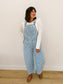 Inka Polka Dot Overalls in Denim - Lettie Boutique