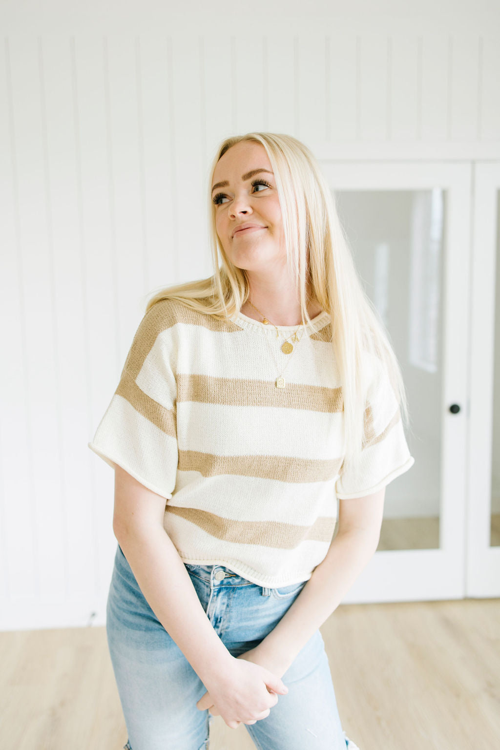 Juni Sweater in Taupe