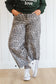 Asher Leopard Barrel Jeans