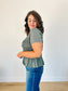 Marla Ruched Top in Olive