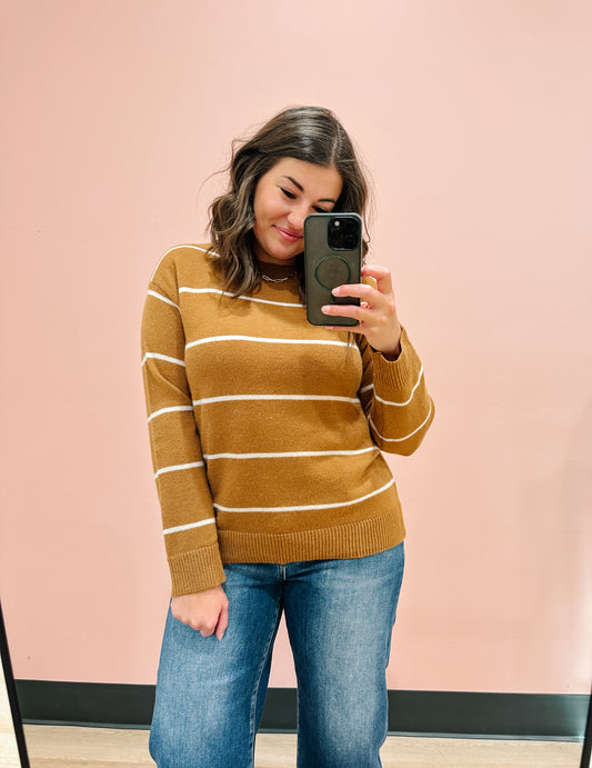 Shay Striped Sweater in Gucci