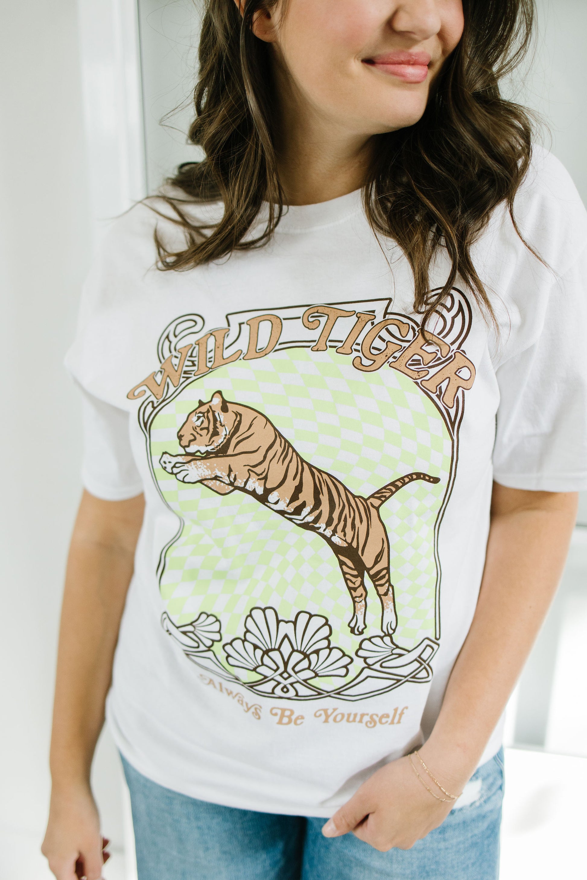 Wild Tiger Graphic Tee - Lettie Boutique