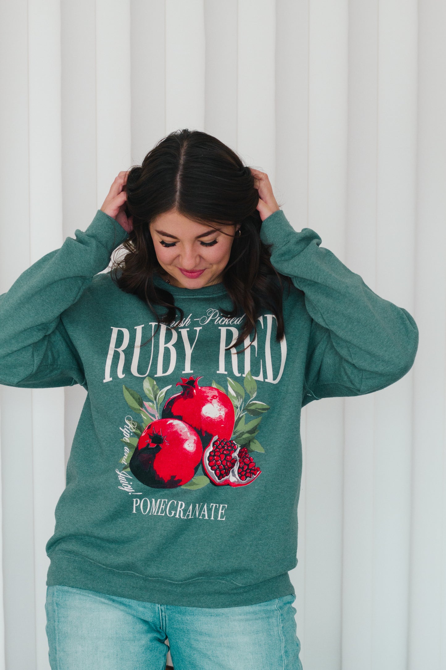 DOORBUSTER: Ruby Red Crewneck