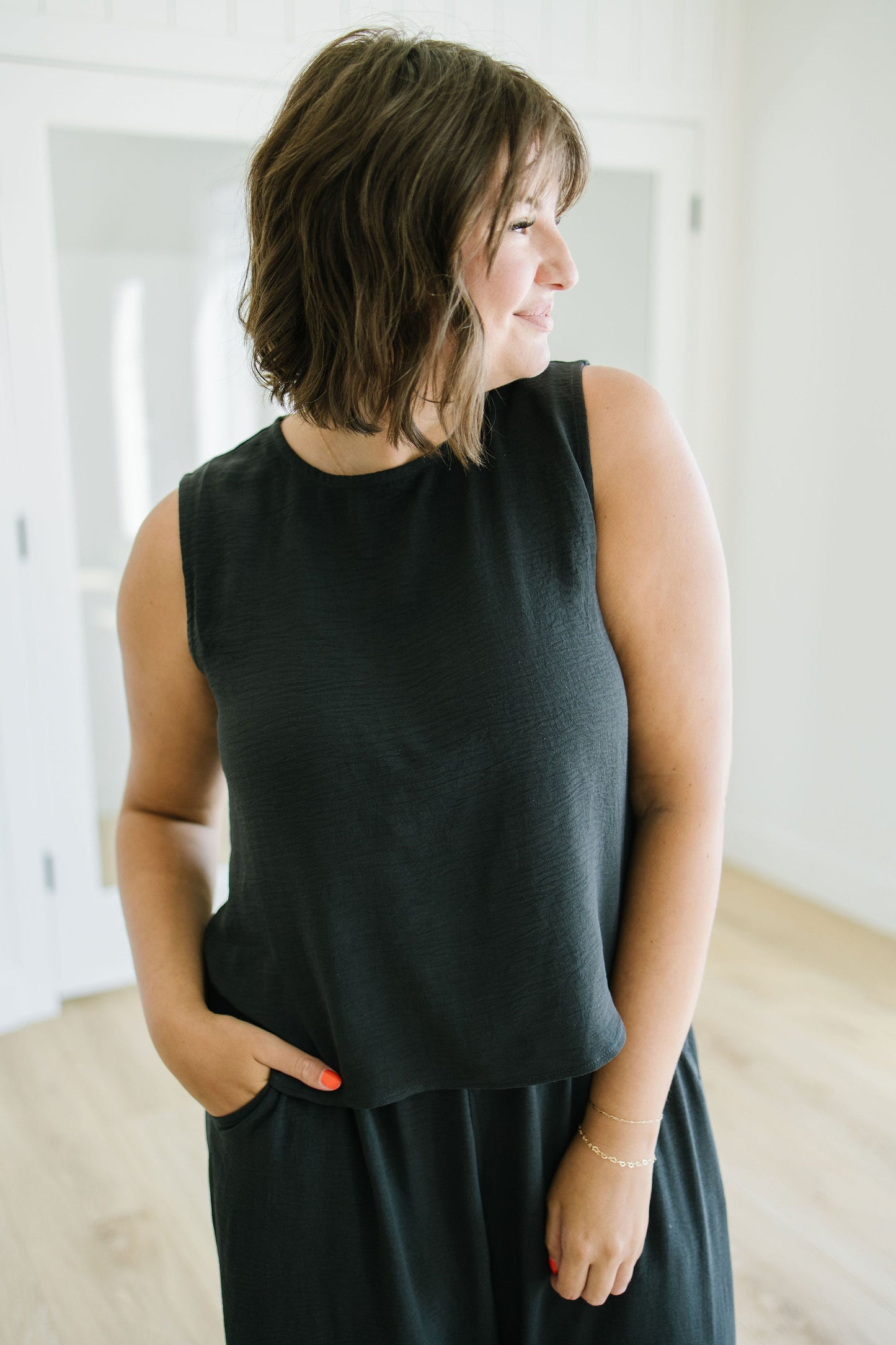 Thurston Tank Set in Onyx Indigo