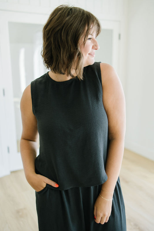 Thurston Tank Set in Onyx Indigo