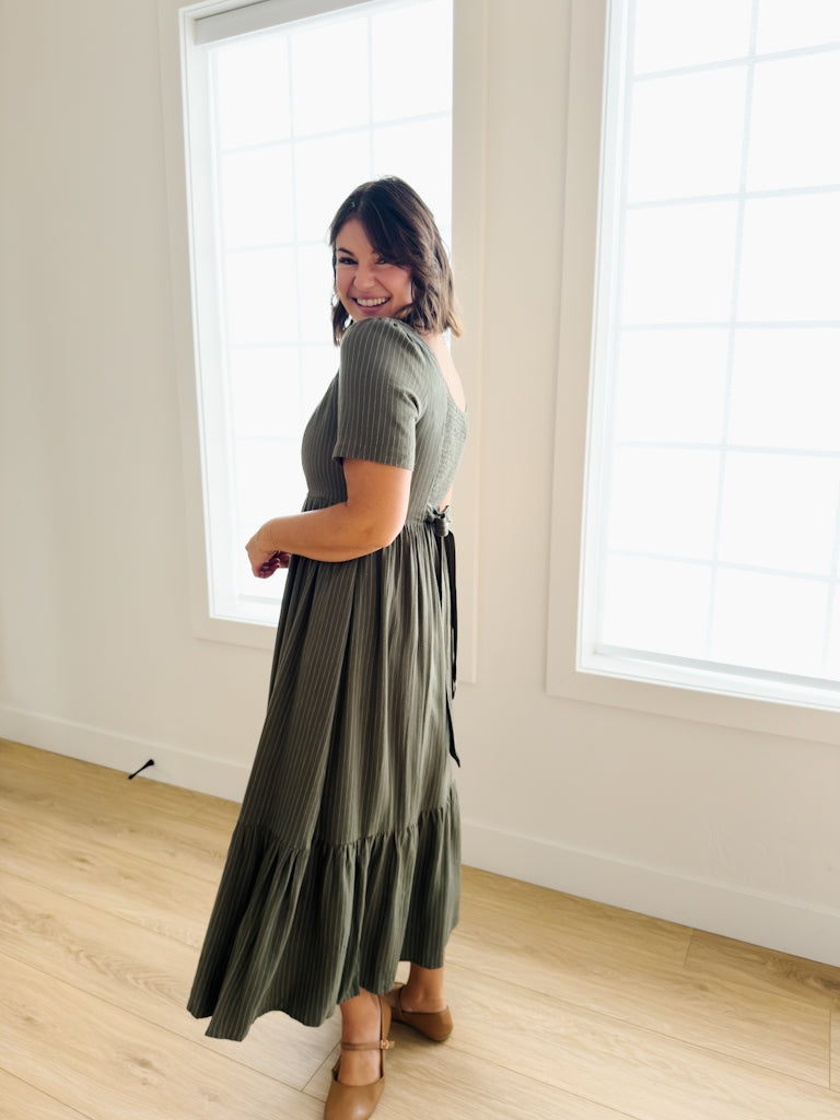 Stila Maxi Dress in Olive