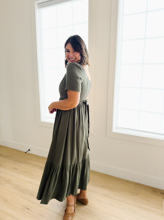 Stila Maxi Dress in Olive