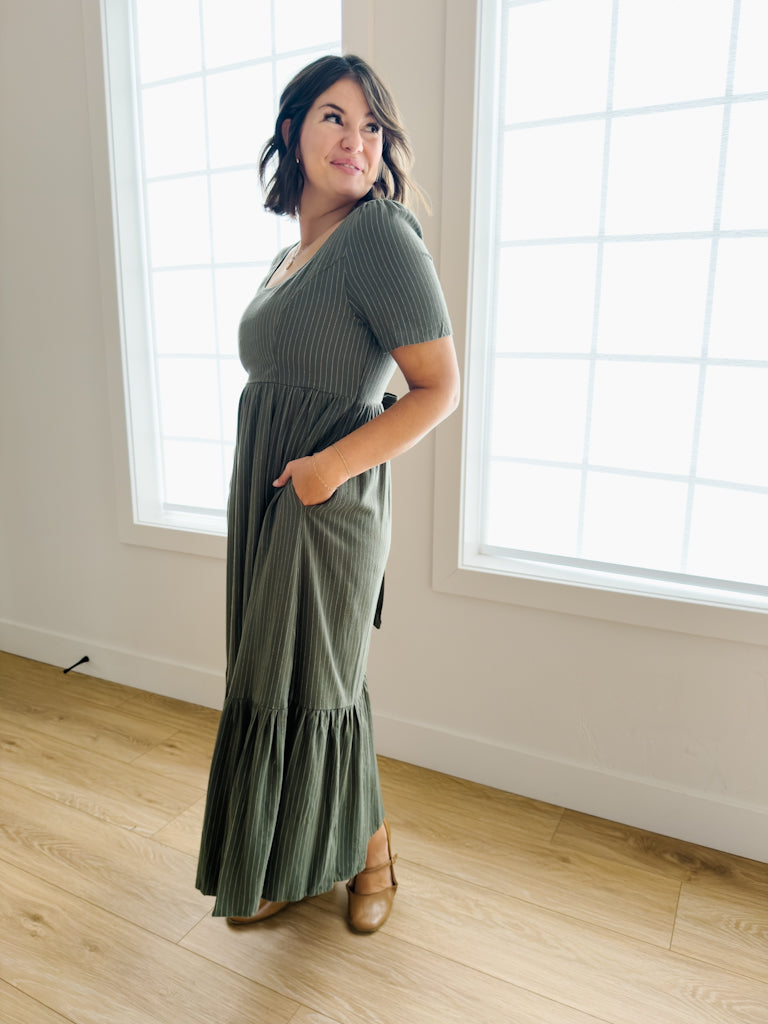 Stila Maxi Dress in Olive