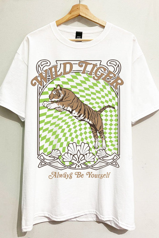Wild Tiger Graphic Tee