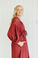 Belmont Maxi Tie Dress in Burgundy