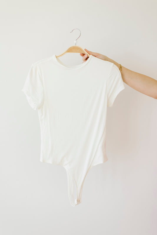 Daiva Bodysuit in Off White - Lettie Boutique