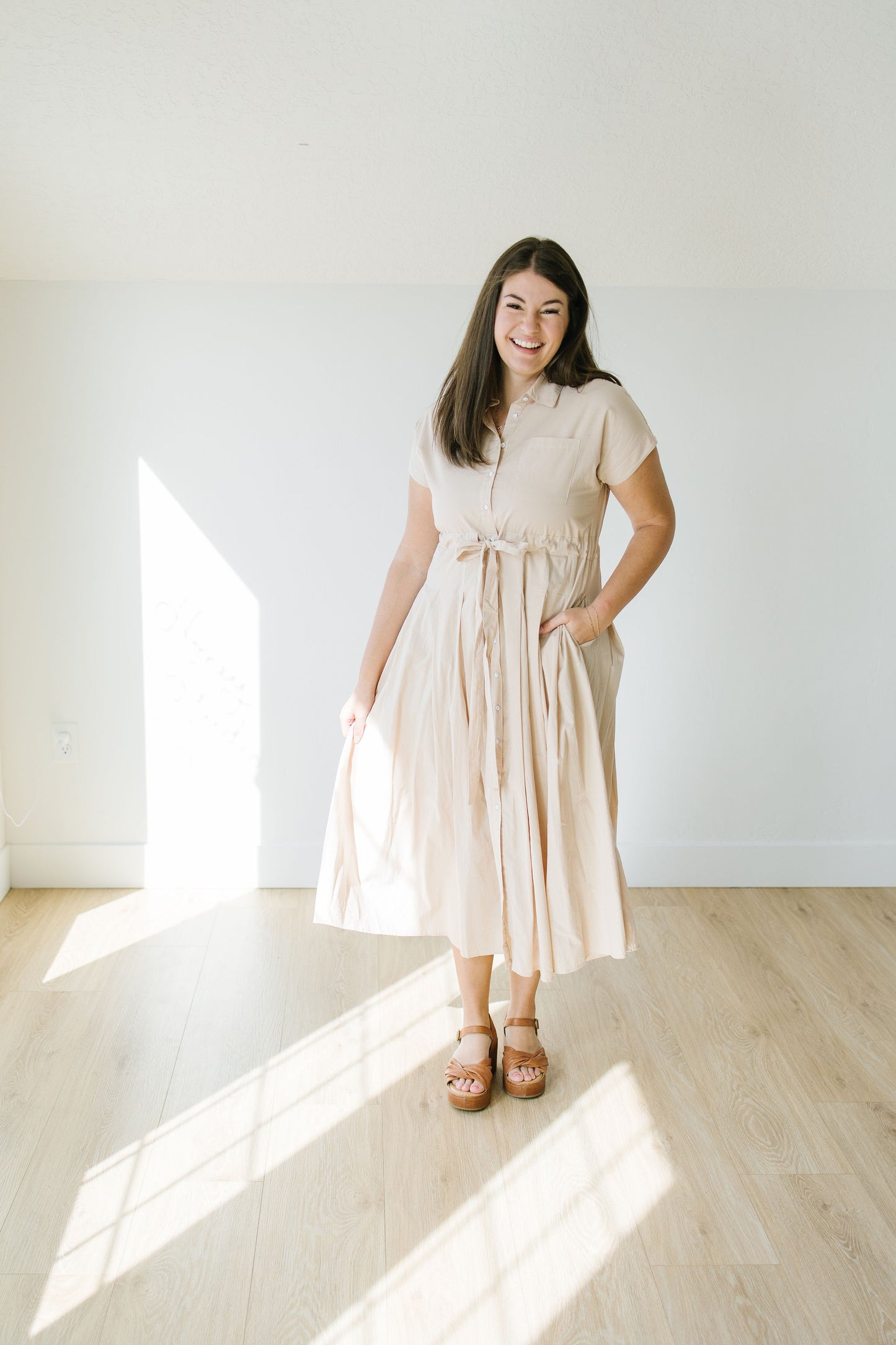 +Alora Shirt Dress - Lettie Boutique