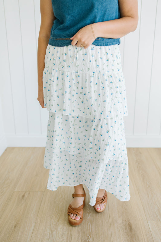 +Mercer Layered Midi Skirt - Lettie Boutique