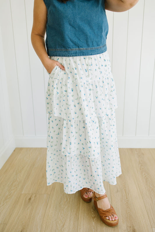+Mercer Layered Midi Skirt - Lettie Boutique