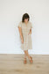 Clover Gingham Dress in Tan