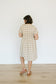 Clover Gingham Dress in Tan