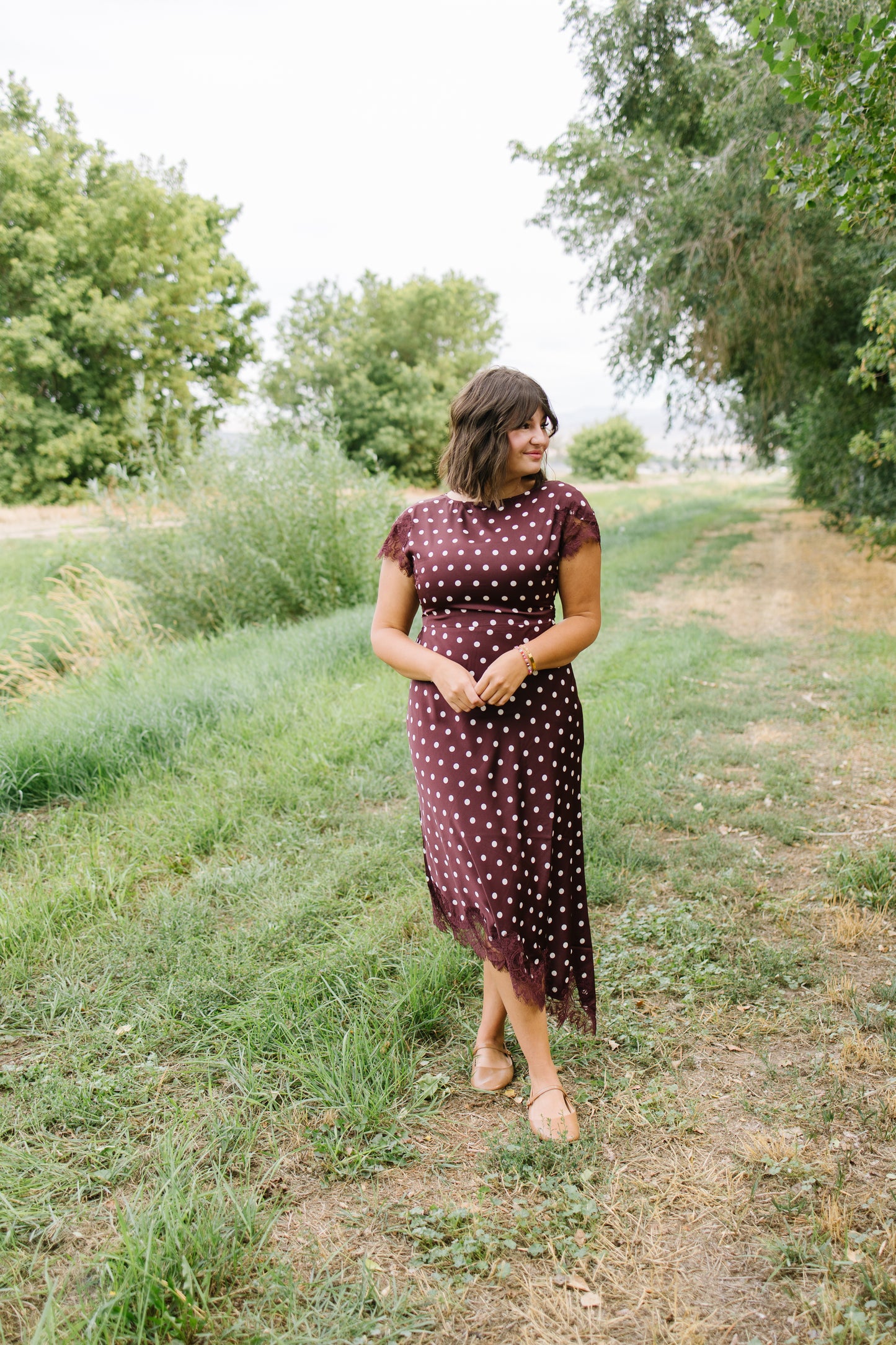 Marie Polka Dot Dress