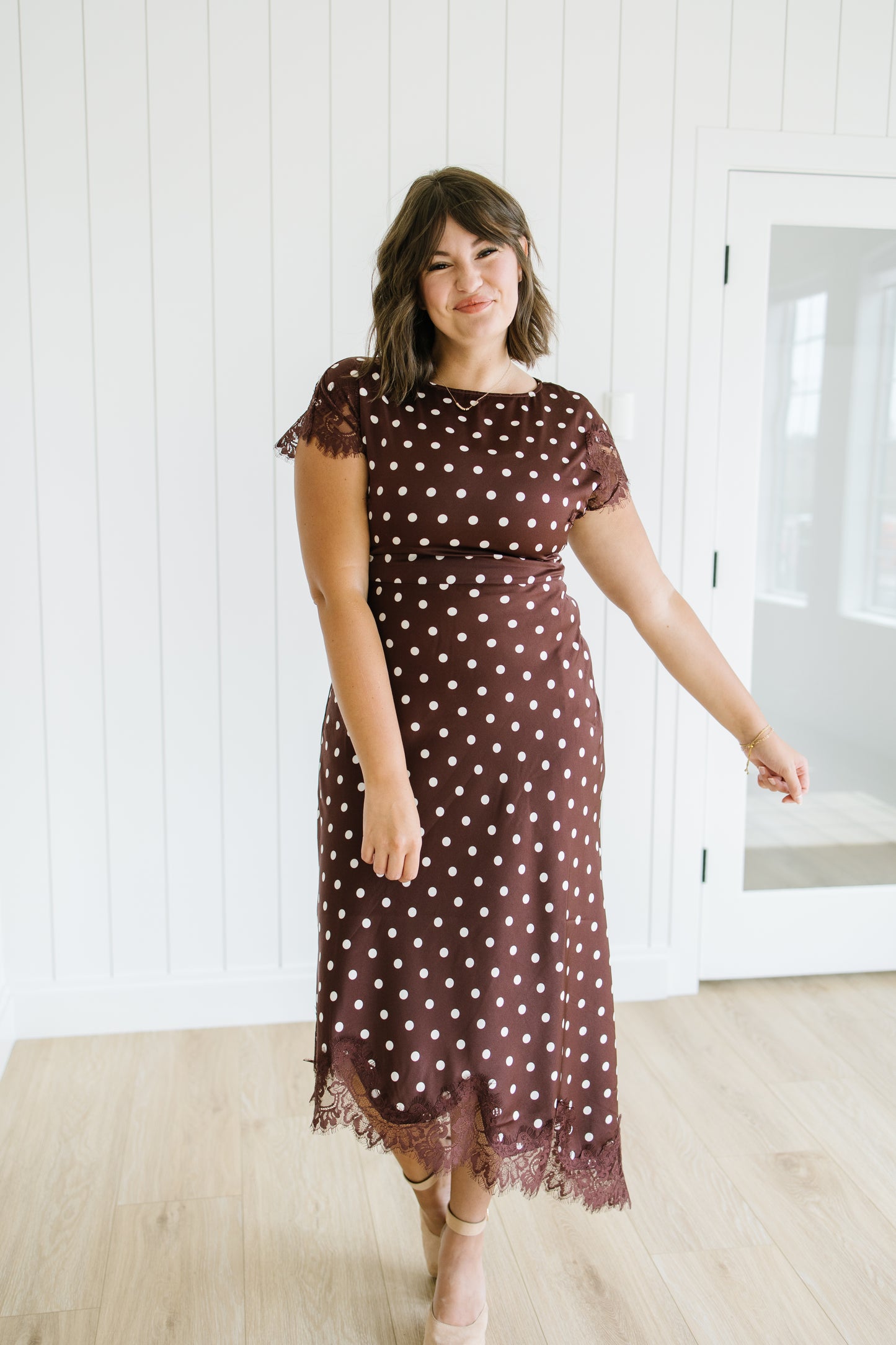Marie Polka Dot Dress