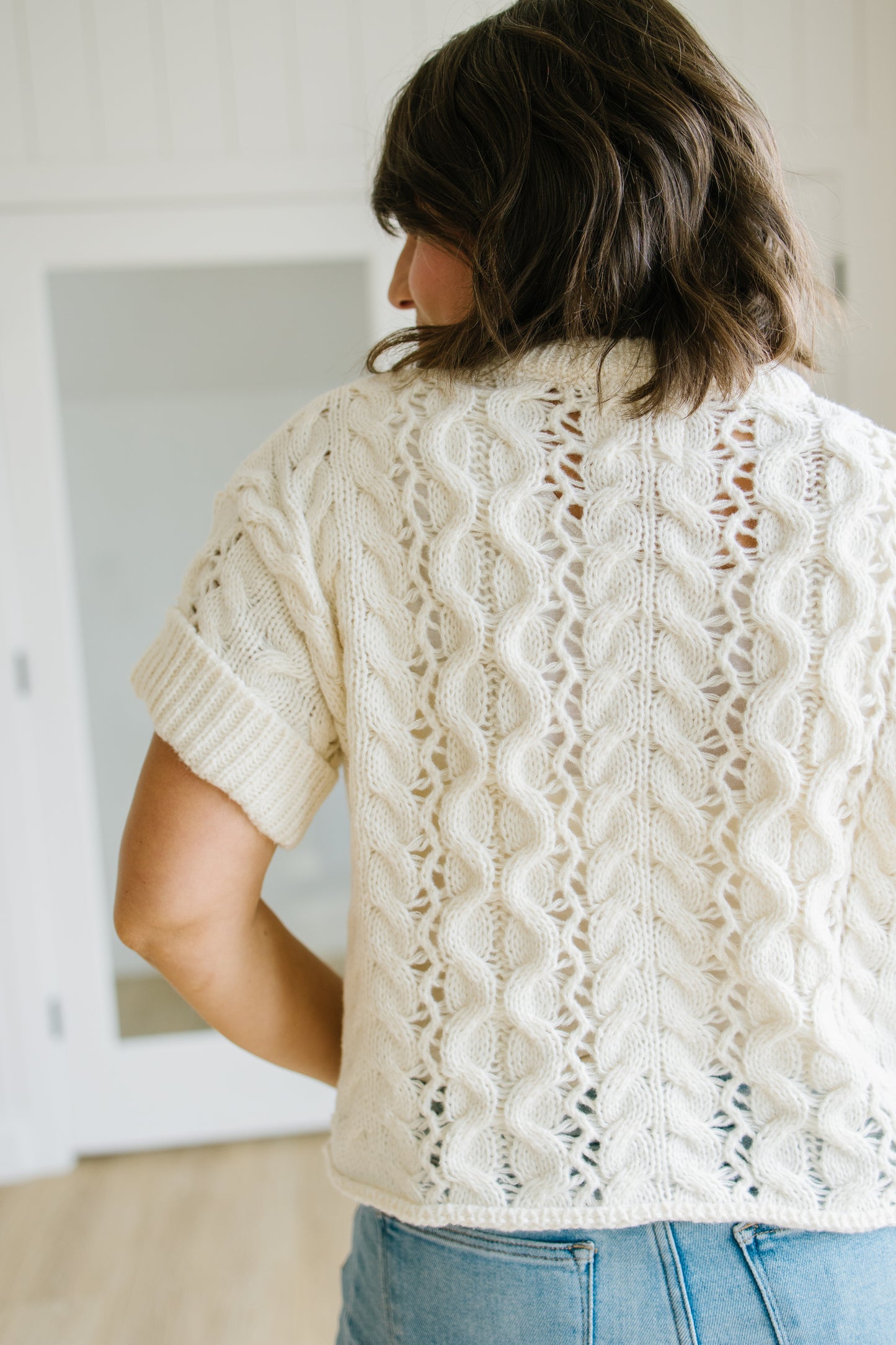 Billie Cable Knit Top