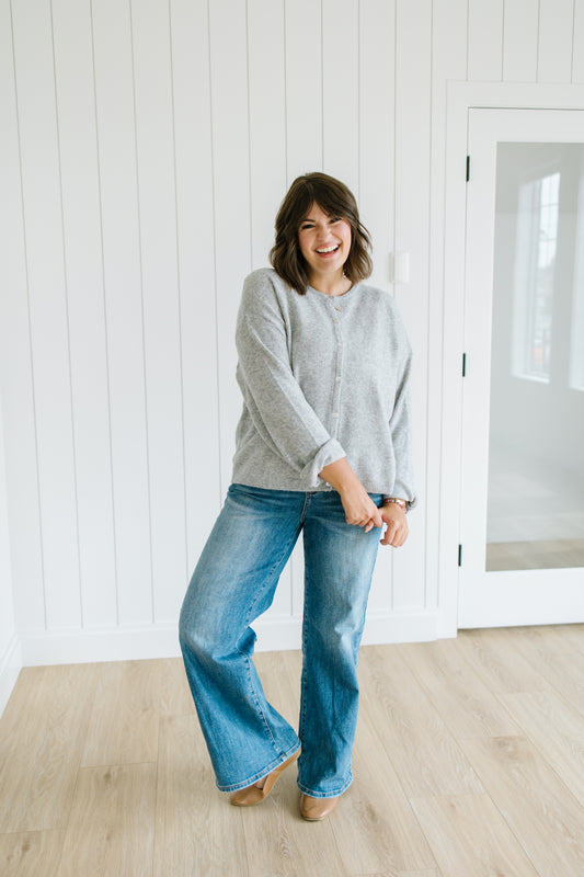 Perla Cardigan in Gray