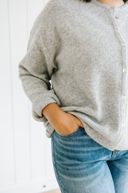 Perla Cardigan in Gray